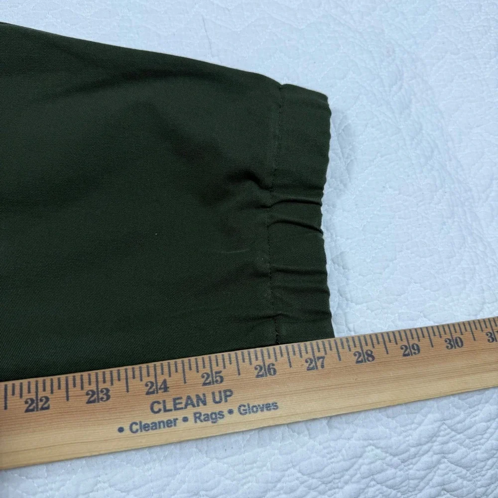 Uniqlo Utility Jogger Mens Pants XL Elastic Waist‎ Drawstring Olive Green EUC